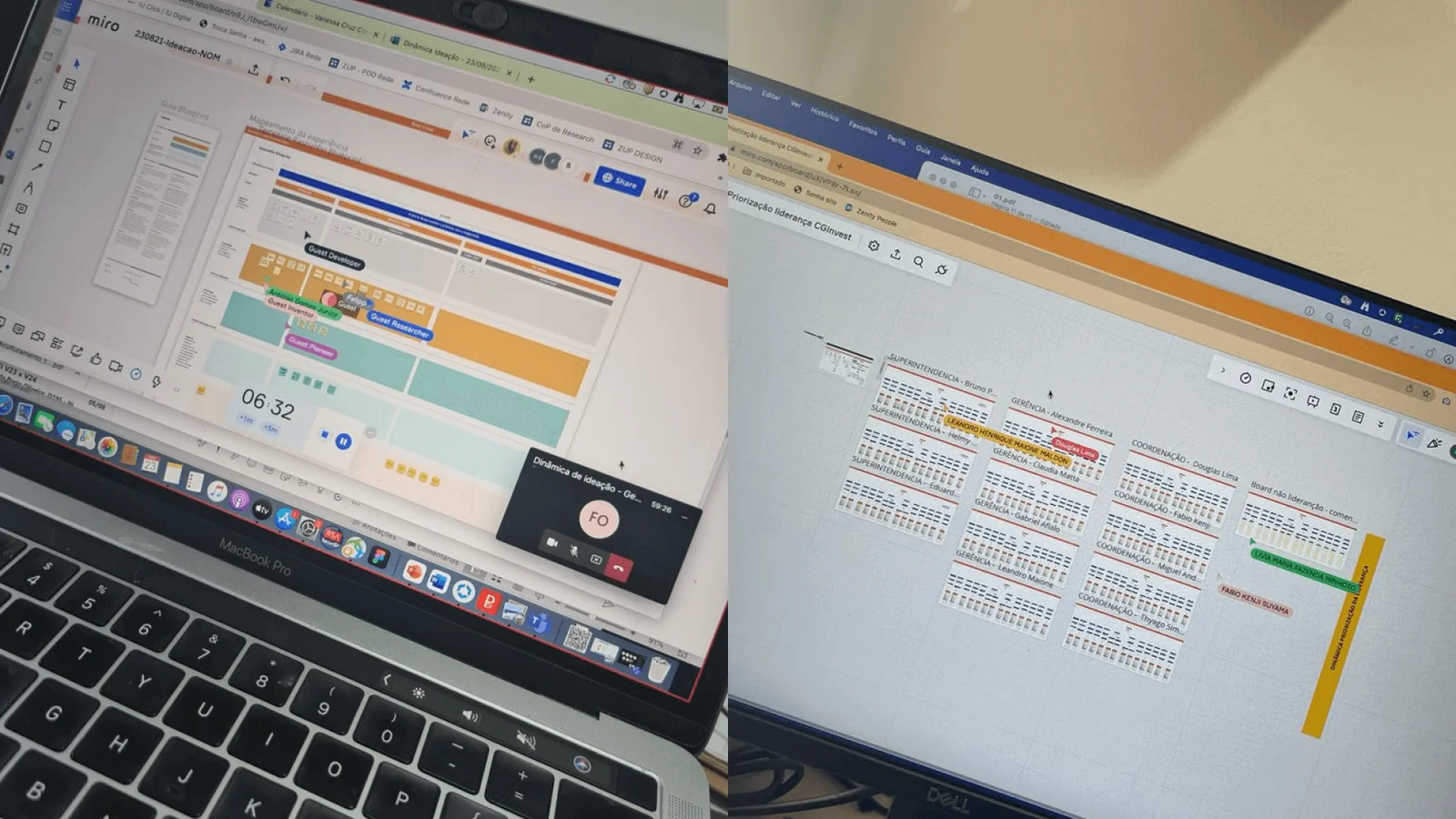 Live co-creation and prioritization sessions on Miro